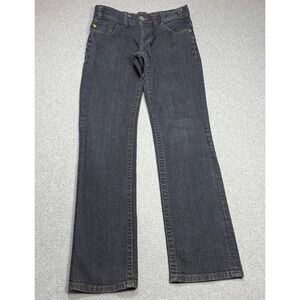 MEK Denim Jeans Mens 30x34 Moscow Straight Black ButtonFly Lowrise